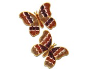 Butterflies. stained glass cling window sticker - home decoration- childrens room - kids room - suncatcher - handmade - baby gift idea