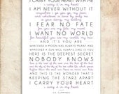 i carry your heart. e. e. cummings Poem. Printable Design. 29x39cm. Or A3. DIY. PDF.