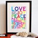 Fruit of the Spirit. Galatians 5:22-23. PRINTABLE DIY Christian Poster. Nursery Decor. 8x10. Bible Verse.