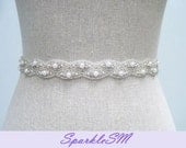 Pearl Bridal Belt - Alessandra