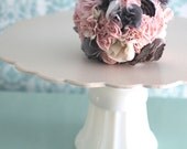 16" Wedding Cake Stand for Custom Wedding Cakes / Scallop Cake Stand