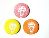 Einstein Bottle Opener.  Magnetic Beer Bottle Opener, hand-printed accessory.