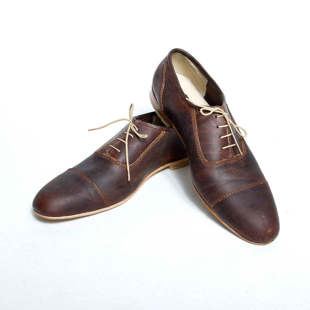 Dark chocolate brown thick leather vagabond shoes - FREE WORLDWIDE SHIPPING