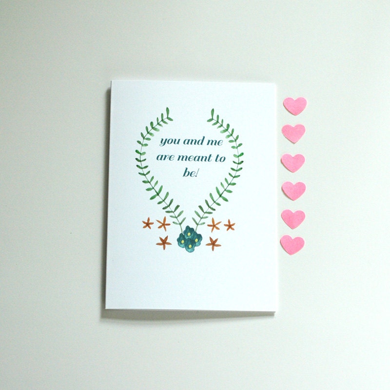 NEW - 'You and Me' - Valentines Card