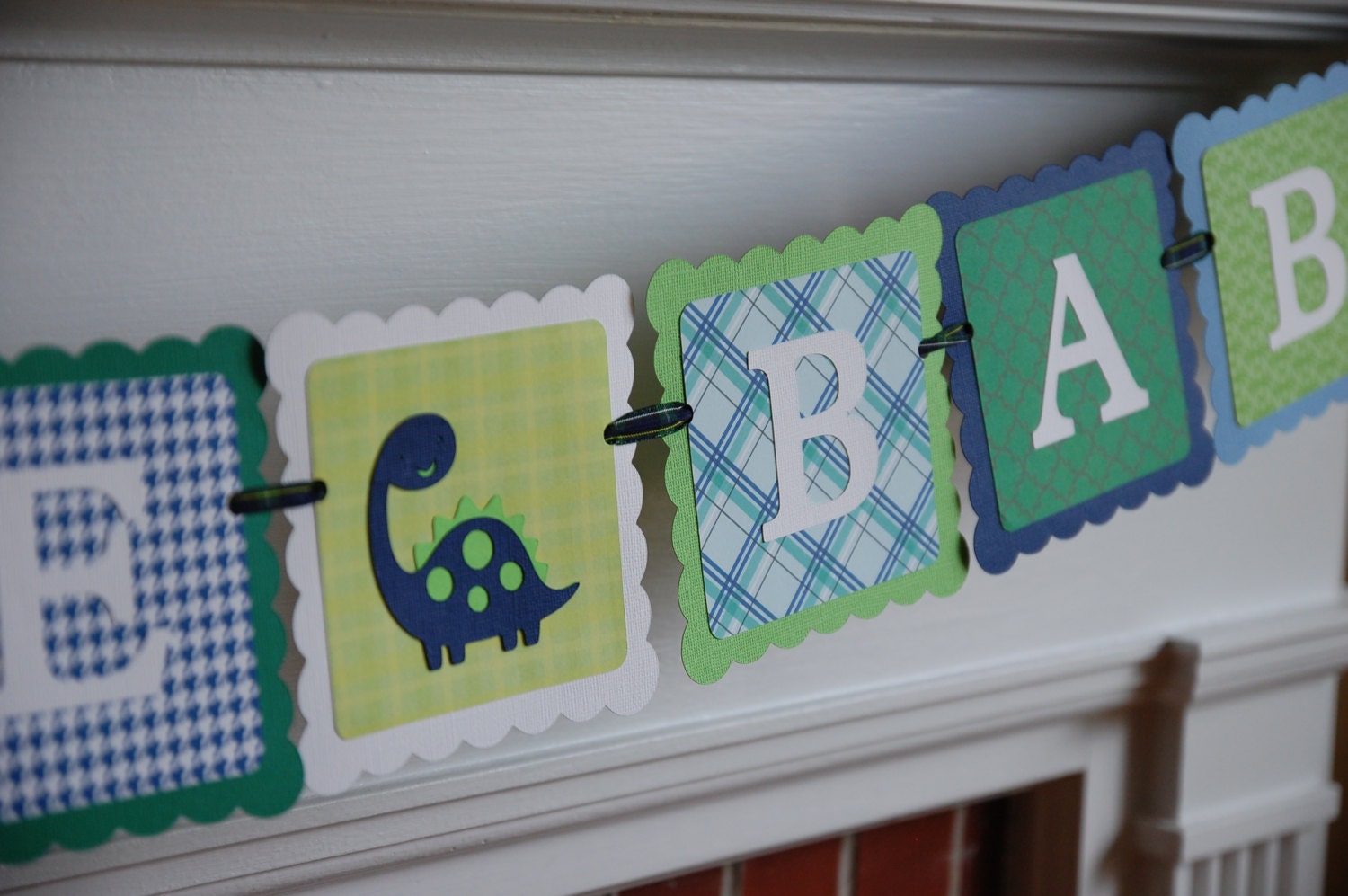Dinosaur Welcome Baby Banner, Dinosaur Baby Shower, Dinosaur Decorations,