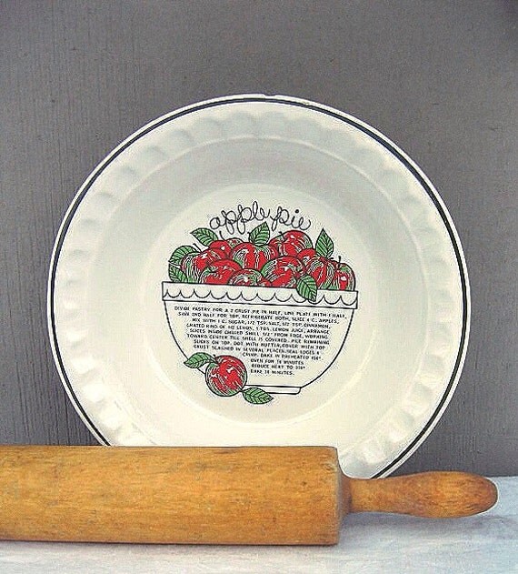 Apple Pie Dish Pie Plate With Recipe By GodSaveStrawberryJam apple-pie-dish-pie-plate-with-recipe-by-godsavestrawberryjam