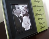 Personalized Any Quote and Color Picture Frame Wedding Birthday Anniversary Special Occasion Tabletop & Wall  9 x 12