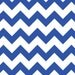 Monogrammed Nautical Blue Chevron Infinity Scarf