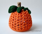 Pumpkin Hat-0-3 months