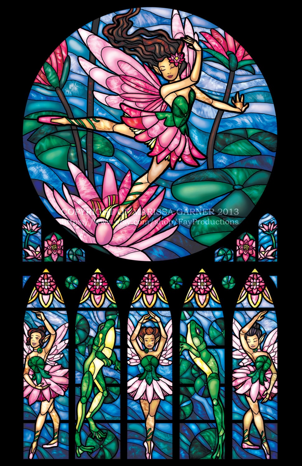 Summer Lily Fairy- Half Size