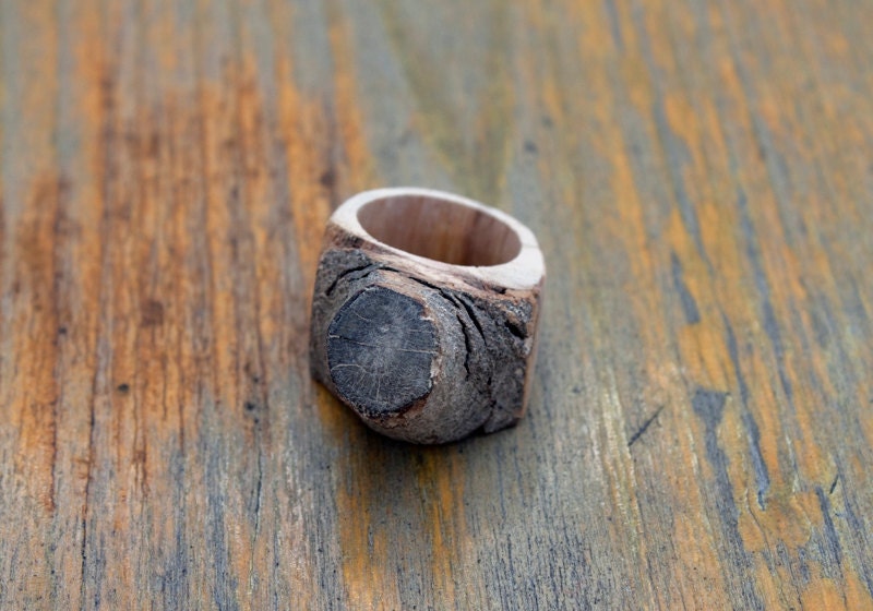 Olive wood ring
