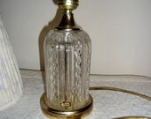 Vintage Electric Lamp with Zajecar Lead Crystal base Only 9 USD