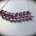 Amethyst - Carrie necklace - Purple crystal necklace - Sparkles - SJP - Bridal jewelry - Gift - Bridesmaids - February birthstone -