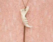 Cat Jawbone Necklace - Cruelty Free