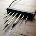Wood and Porcupine Quills Necklace