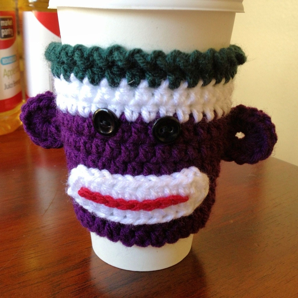 Sock Monkey Coffee Sleeve - Team in Training Edition