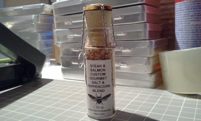 Gourmet Culinary Salts and Blends in 1.25 ounce Glass Vials