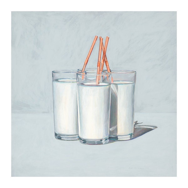 Milk-Plus. Limited edition giclée print, 420 x 420mm (16.5" x 16.5").