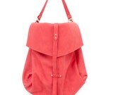 Leather bag- red bag