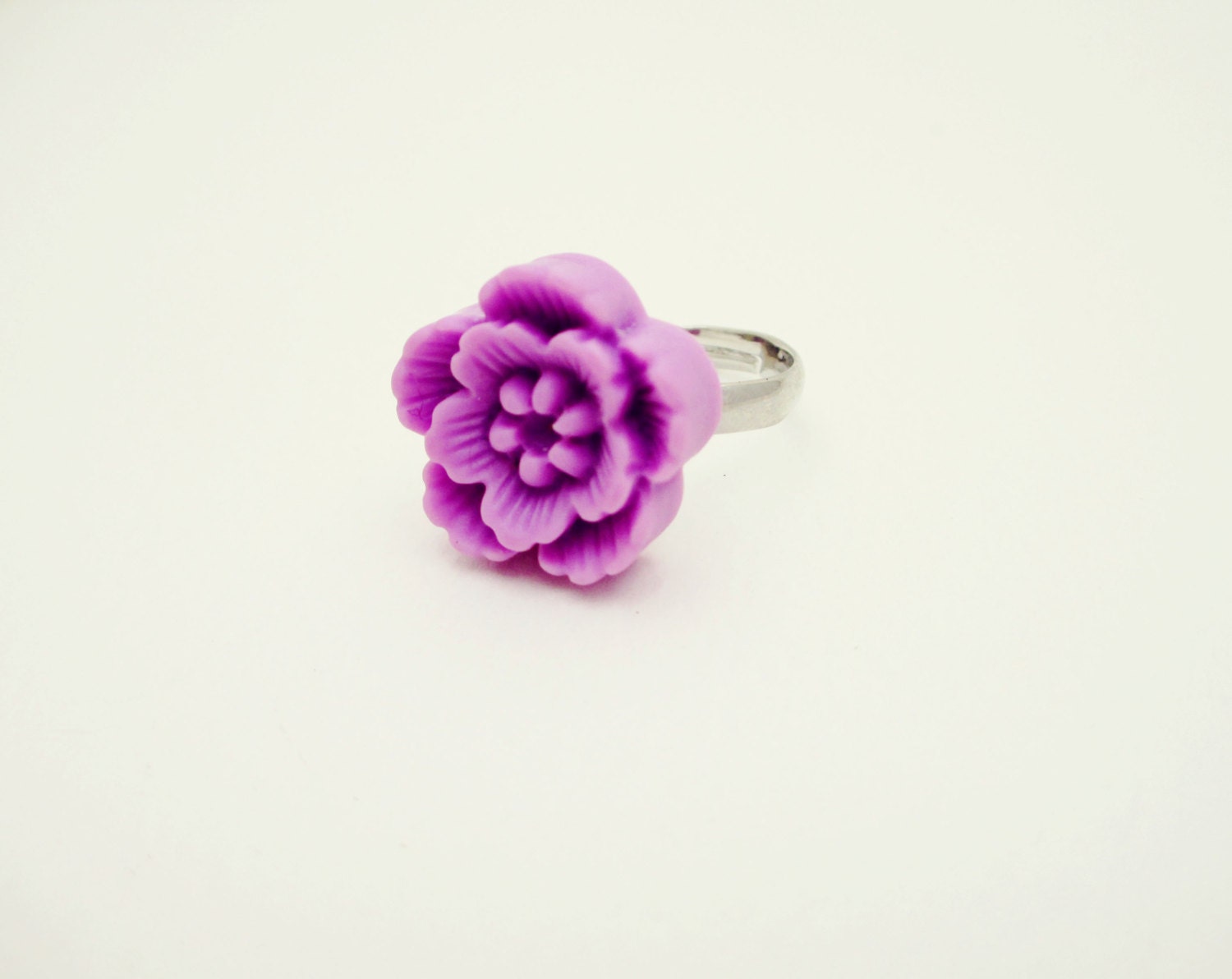 Purple Flower Ring