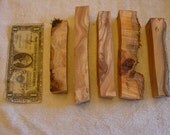5 apple burl/figured pen blanks