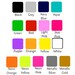 1 Sheet of 44 SKINNY Chevron Nail Decals (You Pick the Color) Now in Neon Colors