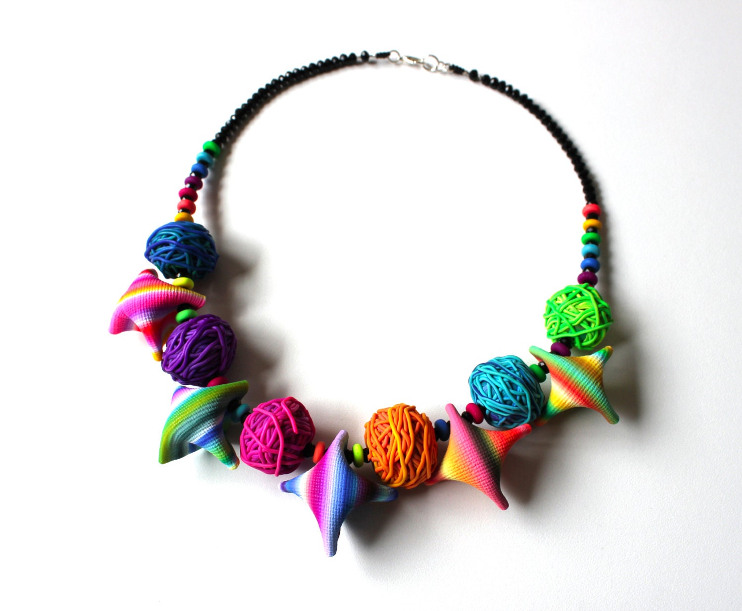 Polymer Necklace Clothes and Skeins