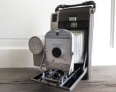 vintage polaroid camera // vintage polaroid land camera with accessories model 800 pull out camera