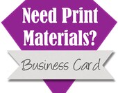 Need a Business Card, Professional Custom Business Card Design. Two Sided Design. OOAK