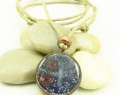 Orgone Energy Copper-Hemp-Amethyst Necklace - Recycled - Reclaimed - Eco Friendly Jewelry - Unisex Necklace - Artisan Jewelry