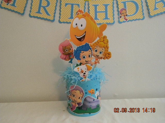 Bubble Guppies Cupcake Topper