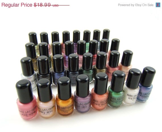 60% OFF SUMMER SALE Nail Polish - Choose Your Own 4 - Non Toxic Nailpolish - 3 Free Nail Lacquer