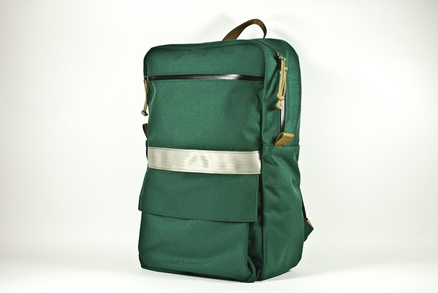 Medium Backpack -- Emerald -- made to order.