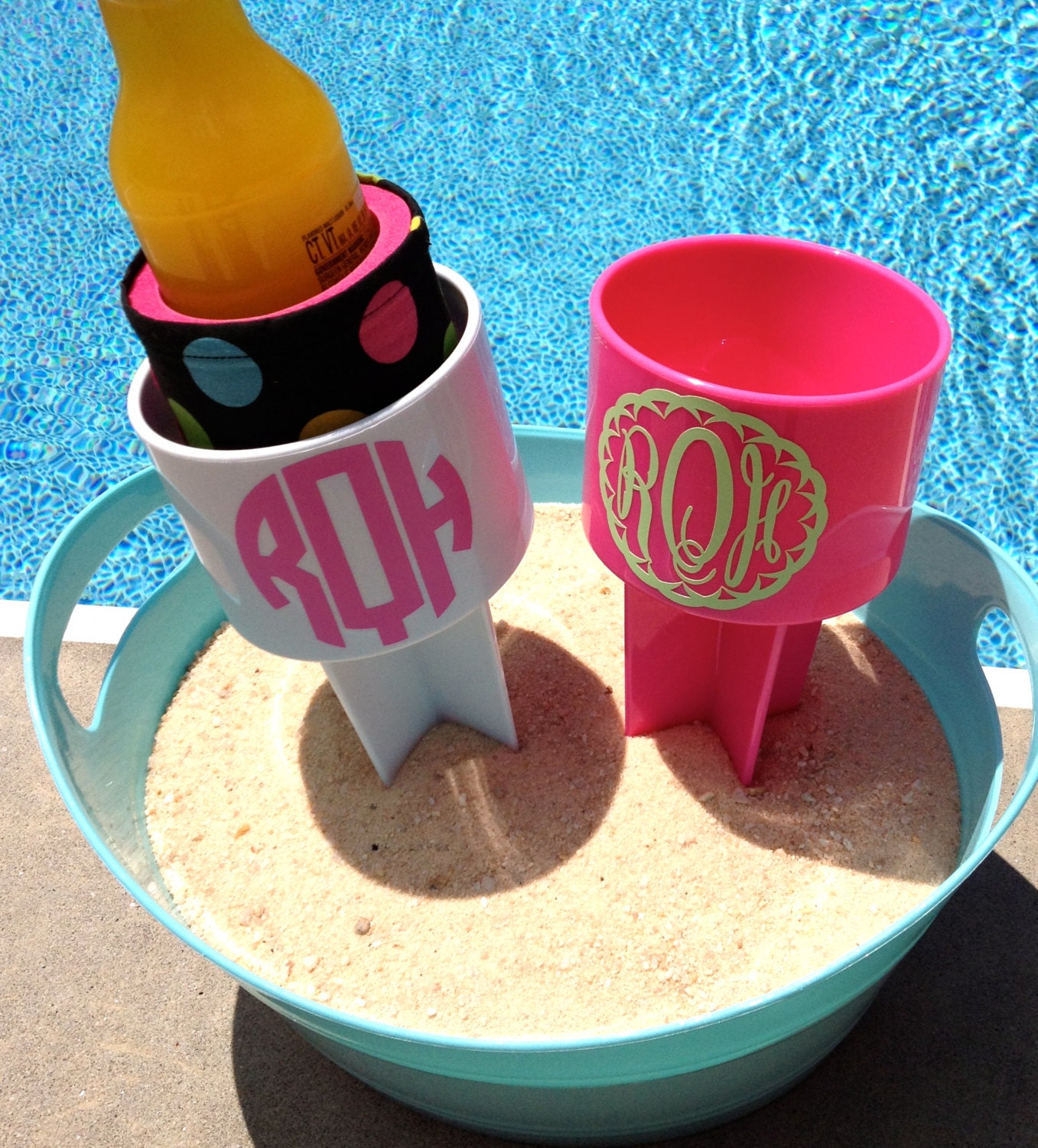Personalized Drink Spiker- Beach Cup Holder