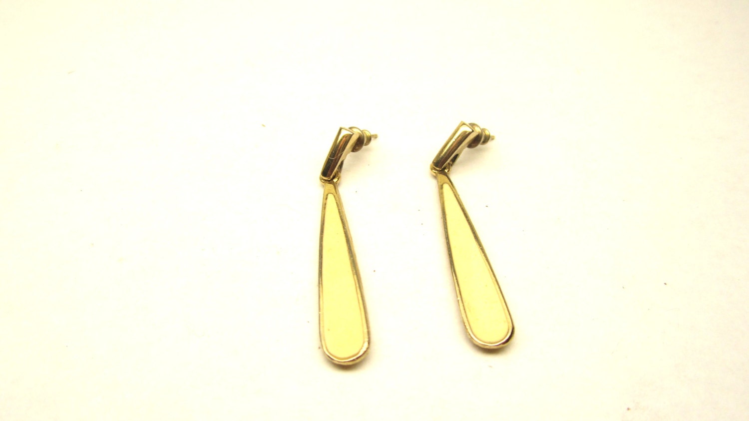 Vintage 1980s Earrings Dangling Pierced Earrings 80s or 90s Fashion Rad