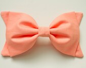 Peach bow