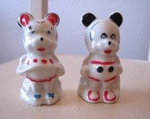 Mickey and Minnie Salt and Pepper Shakers