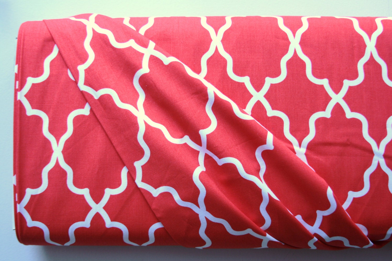Moroccan Lattice in Clementine - Michael Miller Fabrics - ONE YARD Cut