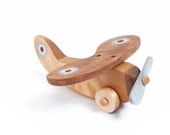 Wooden Airplane, safe kids toy