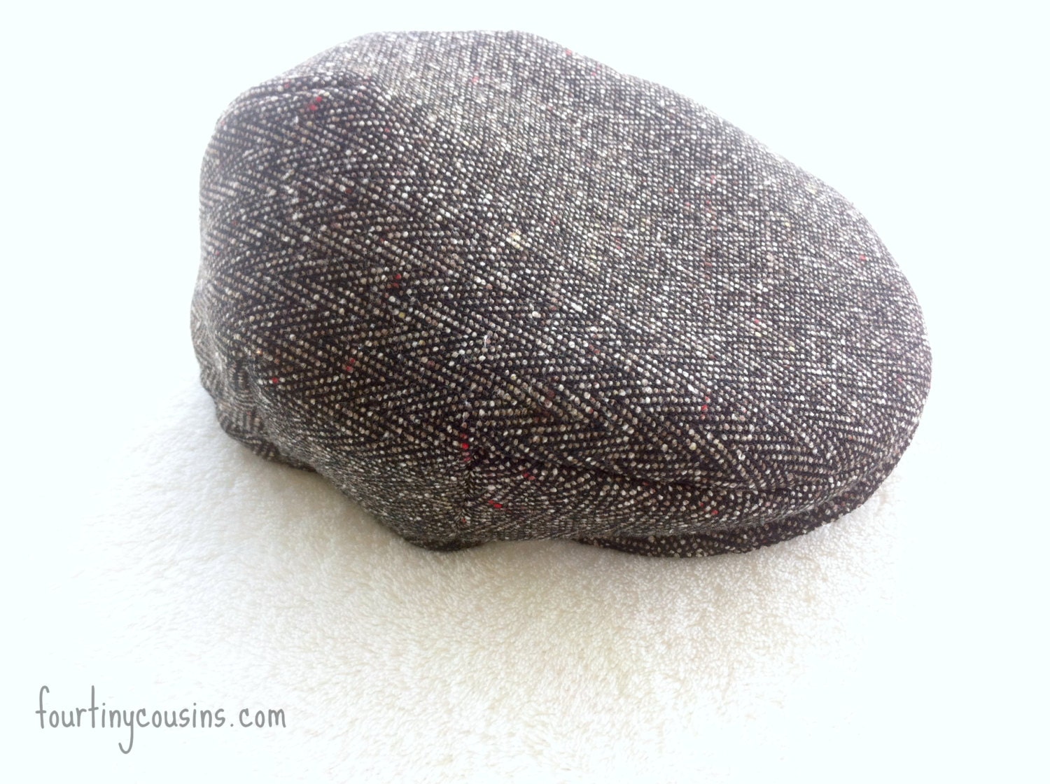 Ready to Ship - Flat Cap - Newborn driving hat - baby boy photo prop - baby newsboy hat - baby flat cap - baby scally cap - ivy hat