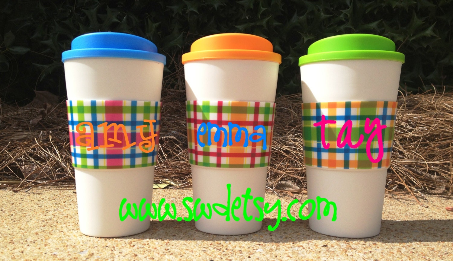 Personalized Travel Coffee Mug, Bridesmaid Gift