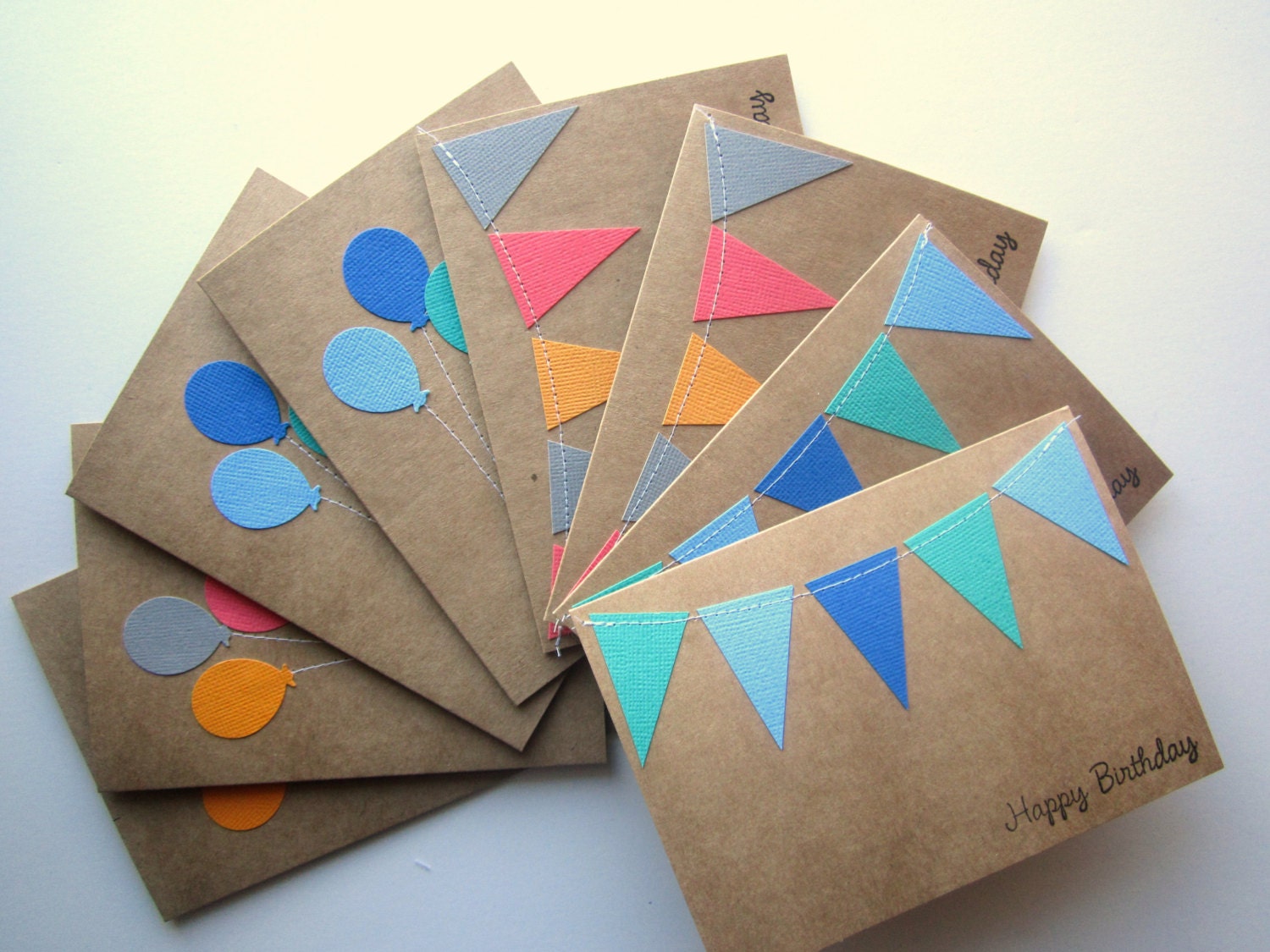 Birthday Card Variety Pack, Assorted Birthday Cards, Set of 8
