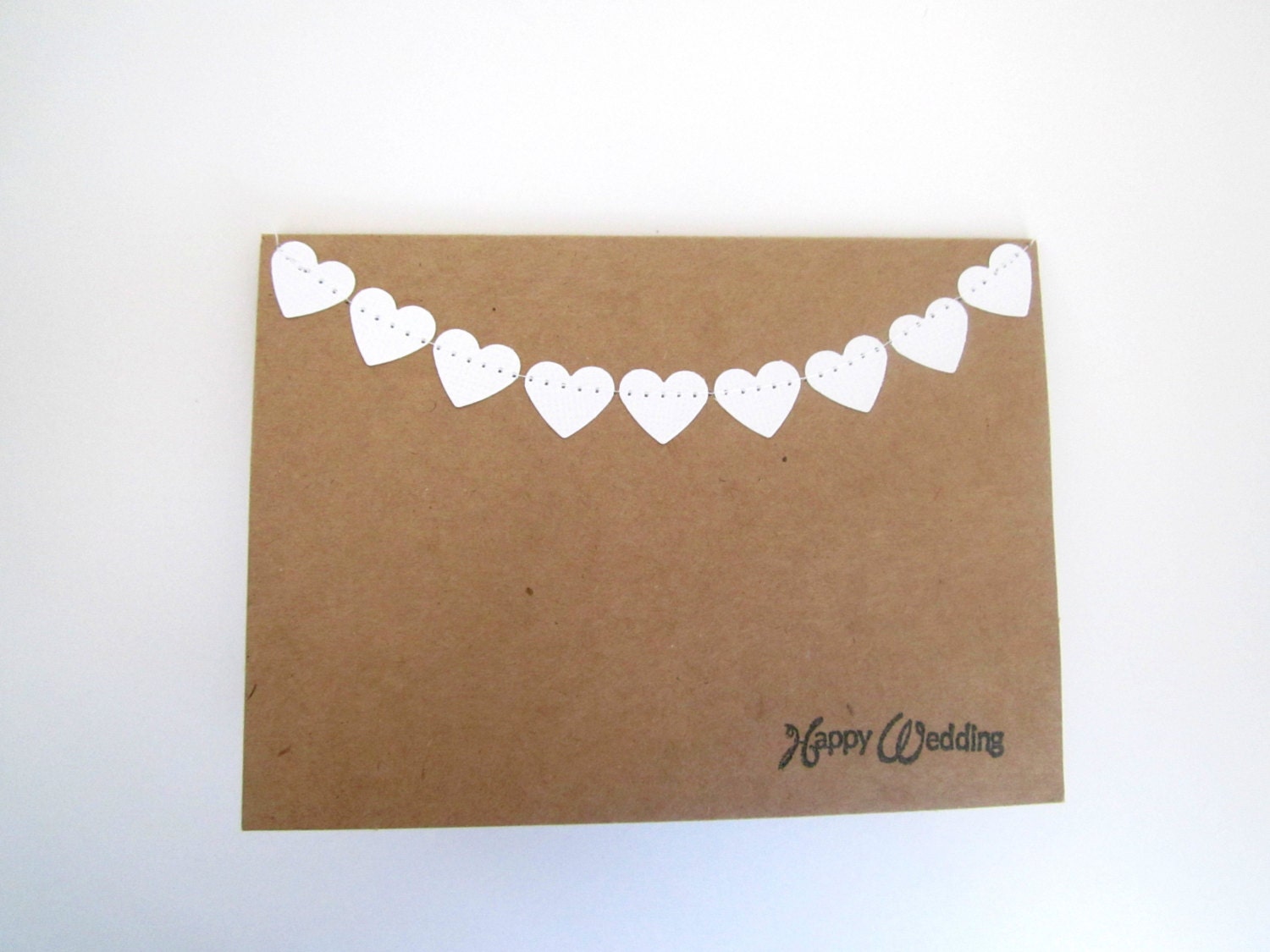 Wedding Card, Happy Wedding, Set of 4