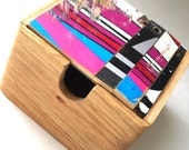 Wood Box made from Recycled Skateboards - Skateboard Art