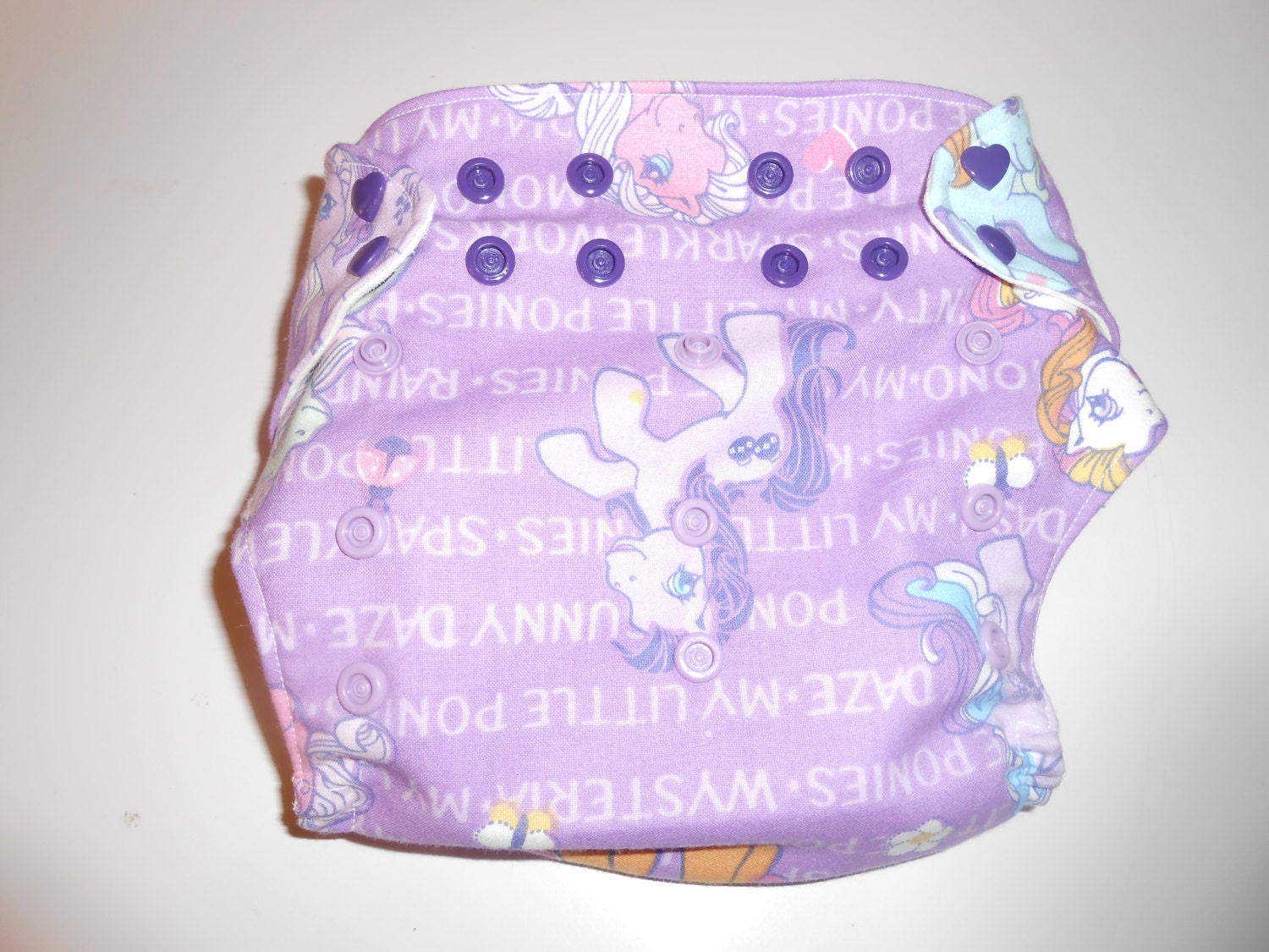 One Size Vintage My Little Pony Pocket Diaper