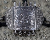 SALE WAS 295 NOW 250 -Antique silver Ganesh upper arm band- tribal silver from India- a wearable work of art and history