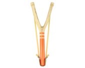 Neon Orange & Natural Slingshot