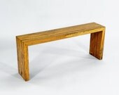 Contemporary oak waterfall table