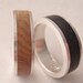 Round Wooden Ring - Sterling Silver (925)