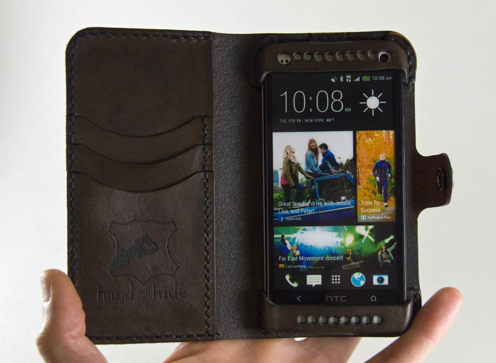Leather HTC One Wallet / Leather HTC One Case